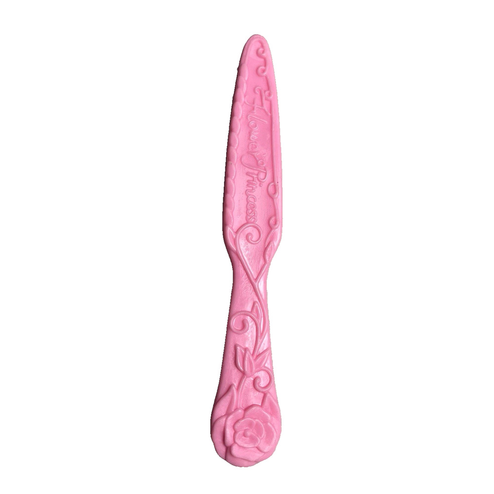 Flower Princess Original Hair Brush Pink Accessory for Doll Vintage 4"